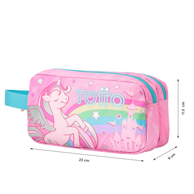 Estuche escolar de fantasía y unicornio - Fantasy image number null