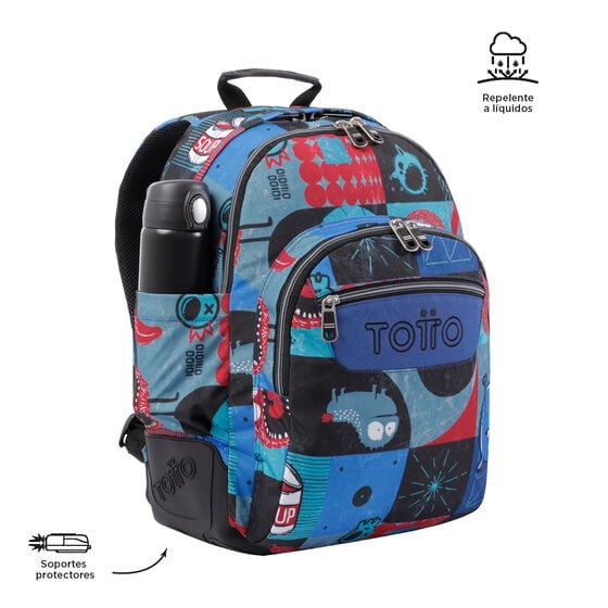 Mochila Crayoles - Cyber monstruos image number 7