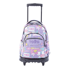 Mochila Renglones - Morado ciber image number 1