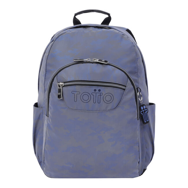 Mochila escolar para portátil 14 morado camuflaje - Acuarel Morado | Totto.es