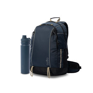 Kit Regalo X2 Mochila de senderismo + Botella - Blue/Mood Indigo