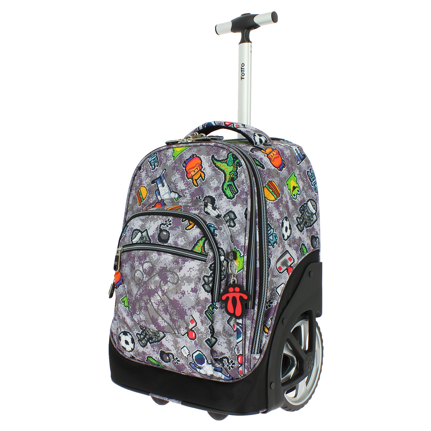 Mochila totto papel con ruedas