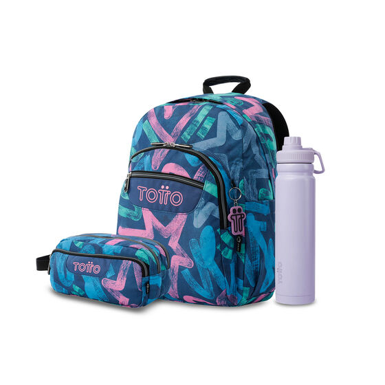 Pack Escolar Roomin X3 | Mochila adaptable + 2 accesorios image number 1