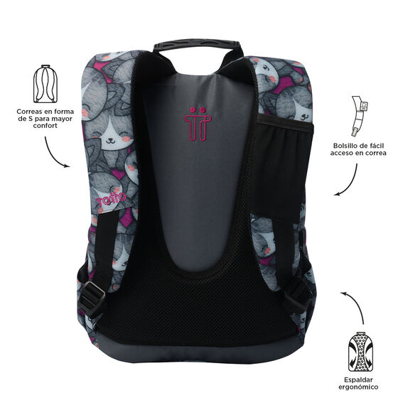 Mochila Gommas - Kitten Rose image number 3