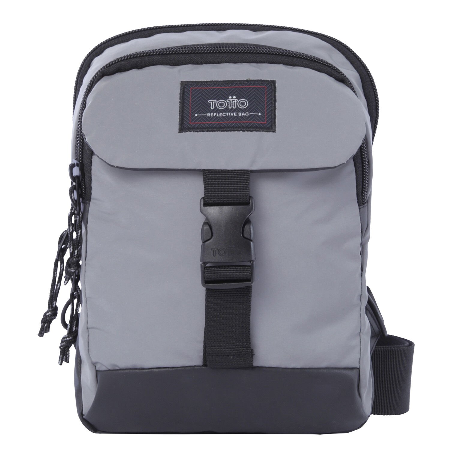 Bandolera crossover hombre Reflecty Gris Totto.es