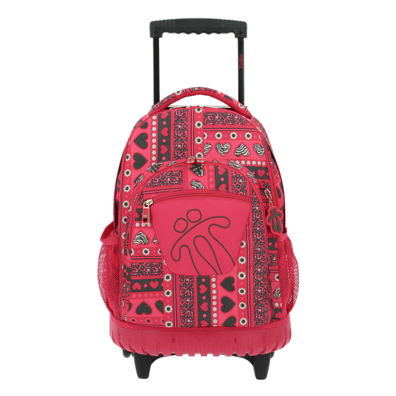 Mochila escolar con ruedas Renglones - 0IJ image number 1