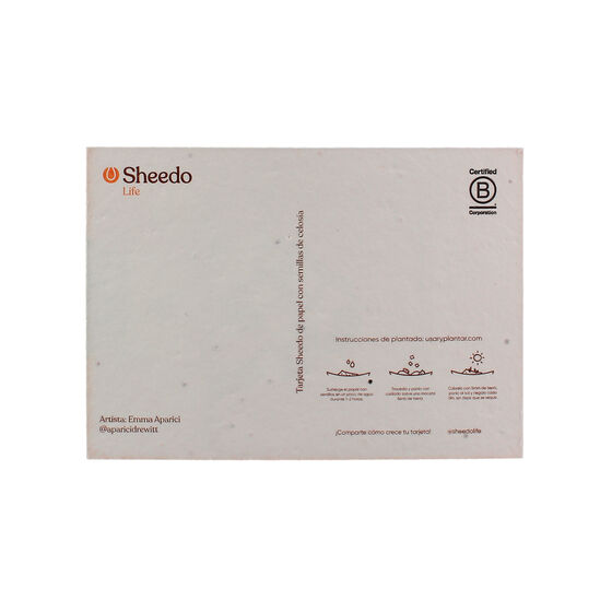 Tarjeta Eco-Friendly semillas Sheedo - Gracias image number 2