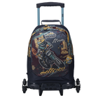 Mochila escolar con 3 ruedas - Motto Cross image number 1