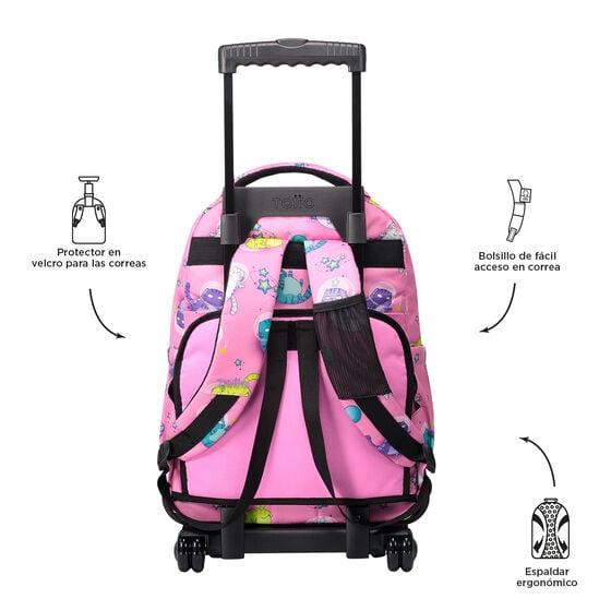Mochila Renglones - Gatos astronautas image number 4