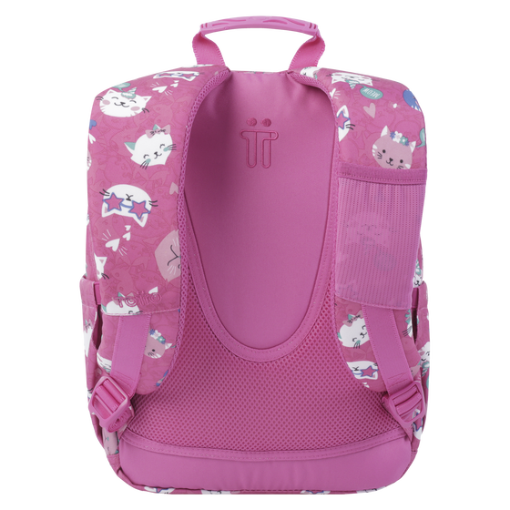 Mochila Gommas - Rosa fiesta gatitos image number 3