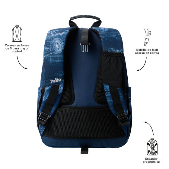 Mochila Acuareles - Blueprint image number 3
