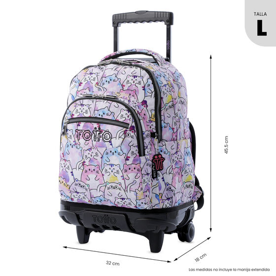 Mochila Renglones Glitter - Paws image number 3
