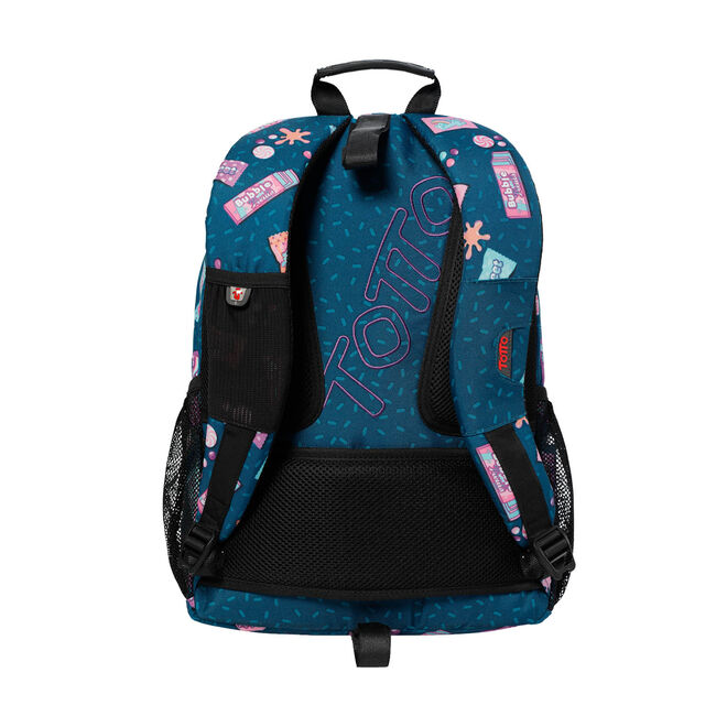 Mochila escolar a carro - Acuareles - Azul | Totto.es