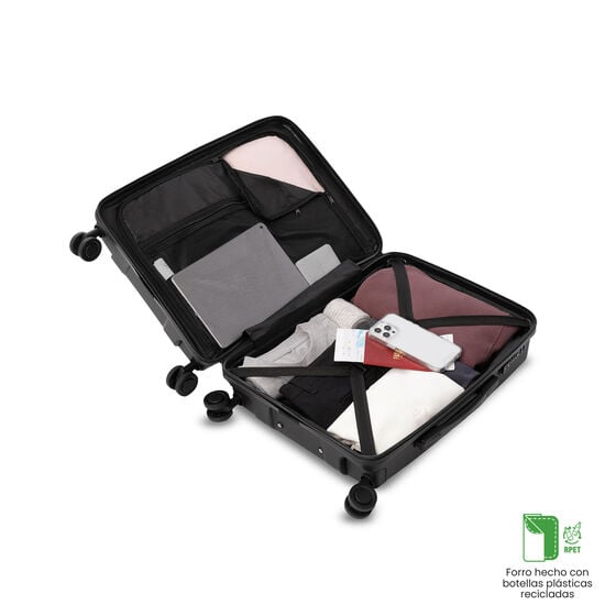 Maleta de cabina r&iacute;gida Real Madrid - Negro image number 5