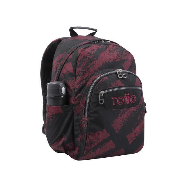 Mochila escolar tiza roja - Acuarela image number null