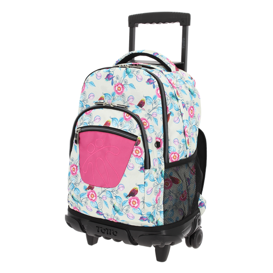 Mochila escolar con ruedas Renglones - 3SG image number 3