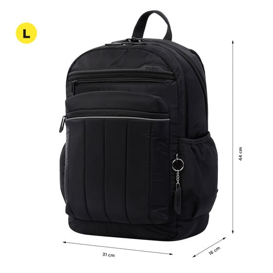 Mochila Plaine - Negro image number 3