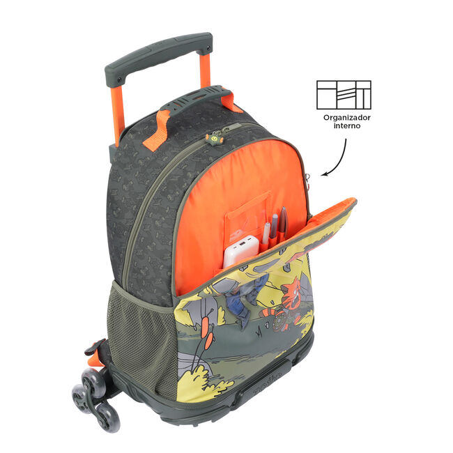 Mochila escolar con ruedas grande de cartoons - Brawlmaster image number null