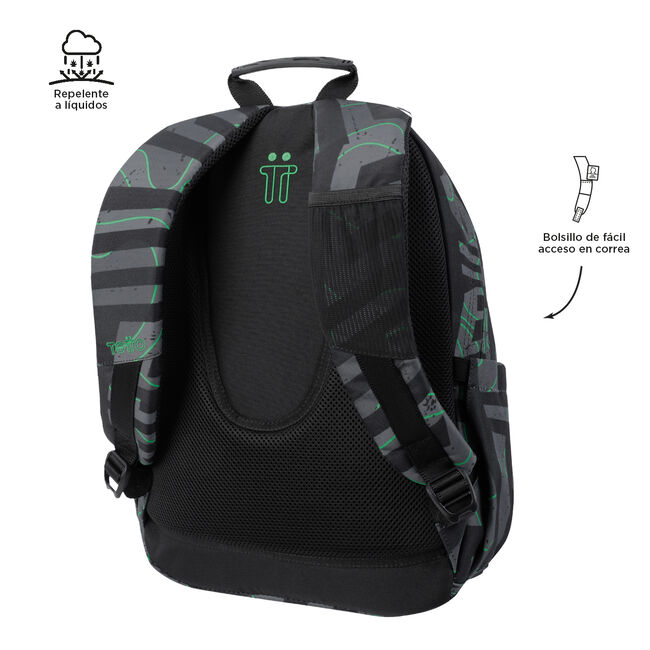 Mochila escolar tribu urbana - Acuarela image number null
