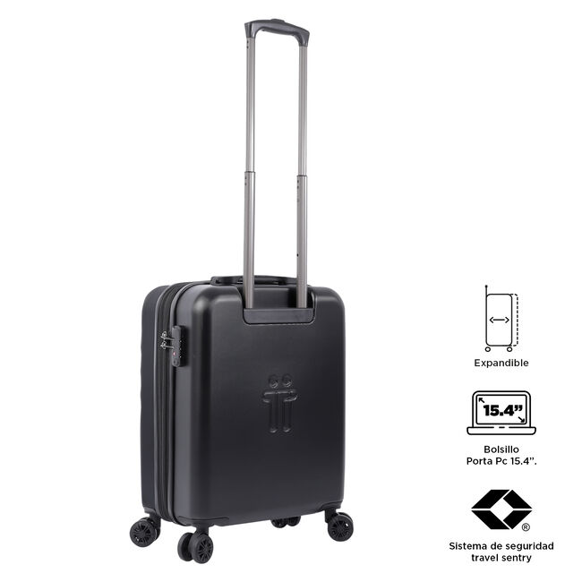 Maleta trolley cabina color negro - Bazy + image number null