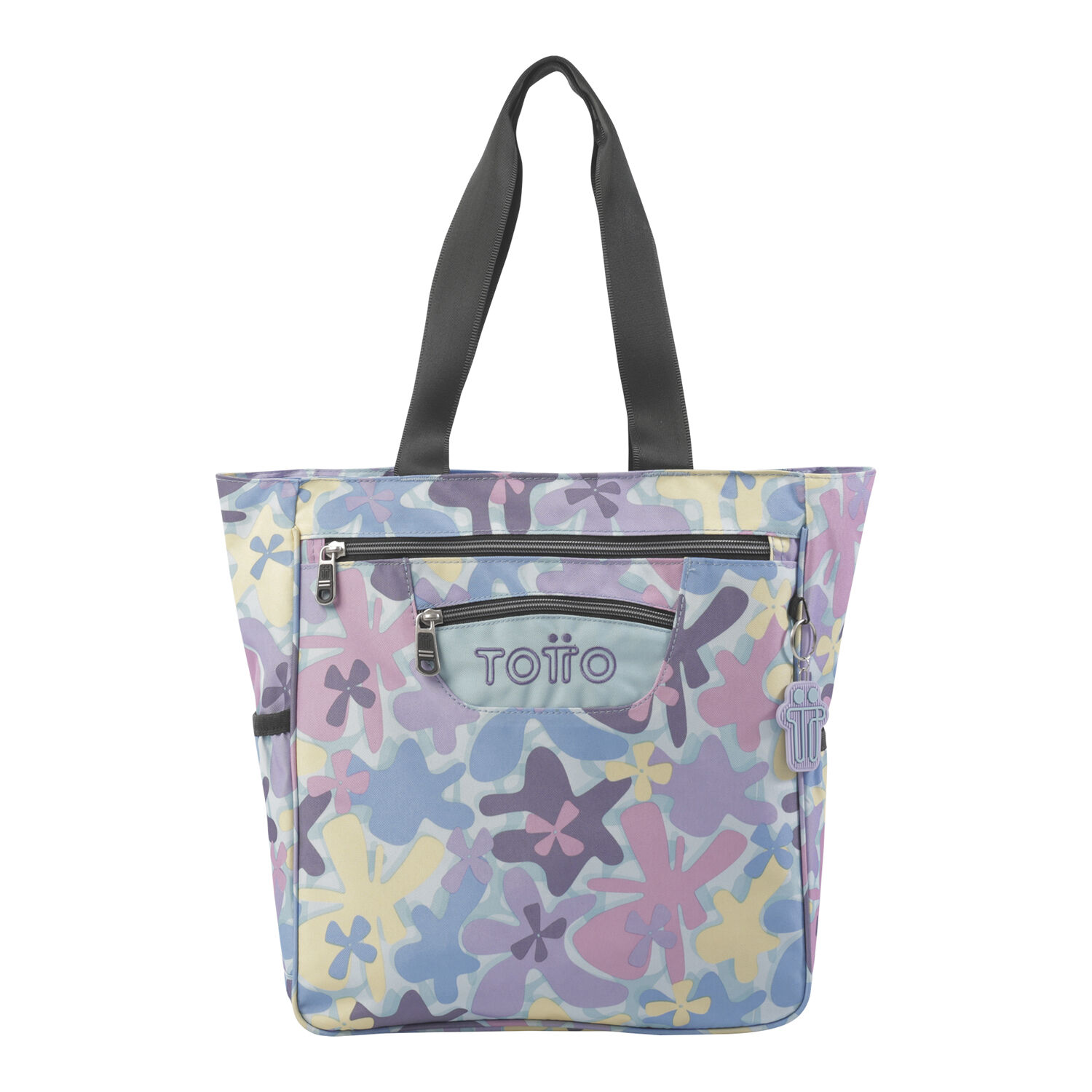 Bolso escolar flores hawaianas Cutara Azul Totto.es