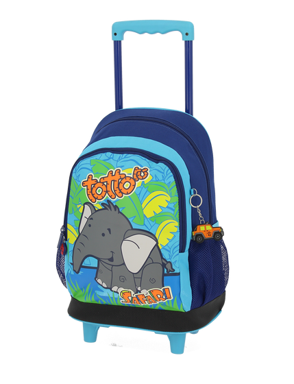 Mochila escolar con ruedas - Elefante image number 3