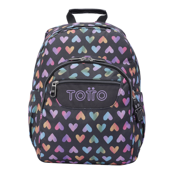 Mochila Gommas - Corazones de colores image number 1