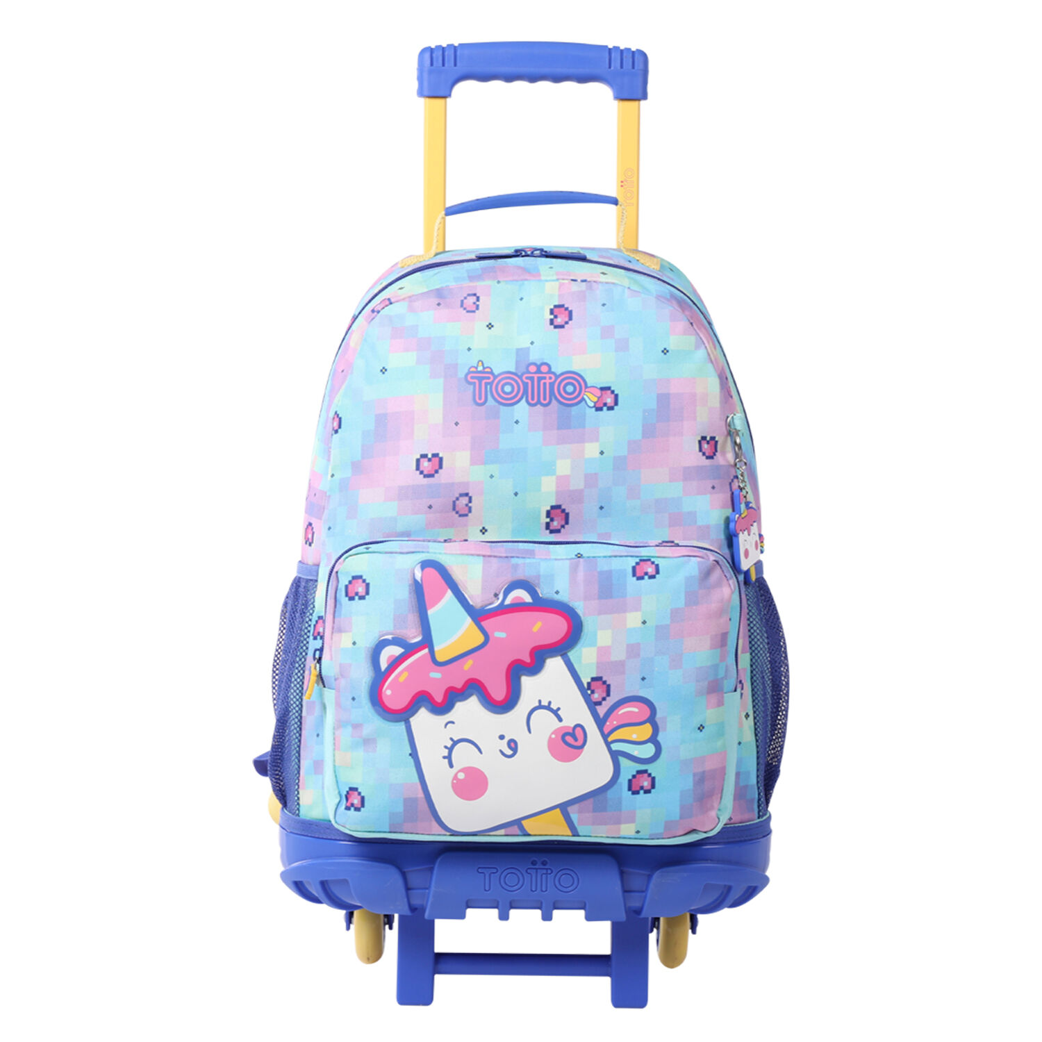 Mochila infantil con ruedas grande Cremy Azul Totto.es