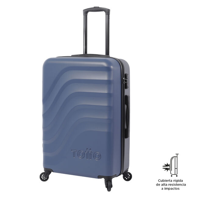 Maleta trolley mediana color azul oscuro - Bazy image number null