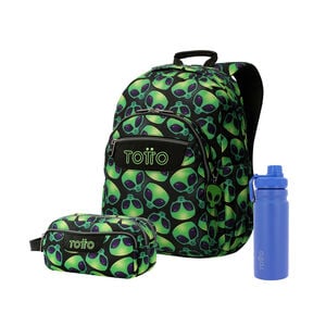 Pack Escolar Ali X3 | Mochila adaptable + 2 accesorios