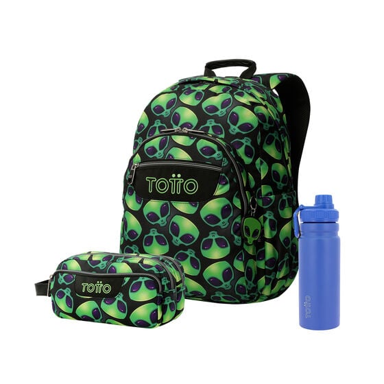 Pack Escolar Ali X3 | Mochila adaptable + 2 accesorios image number 1