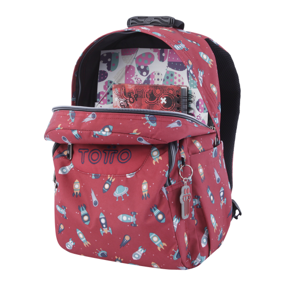 Mochila Acuareles - Cohetes image number 6