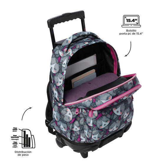 Mochila Renglones - Kitten Rose image number 6