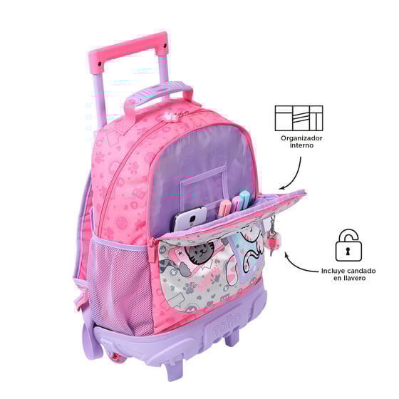 Mochila de ruedas Selfie Cat M image number 5