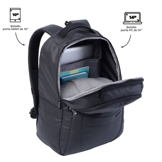 Mochila Wivetto - Negro image number 4