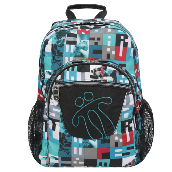 Mochila escolar adaptable a carro Acuareles - 1CJ image number 1