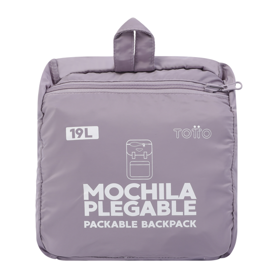 Mochila plegable Collapse - Morado image number 6