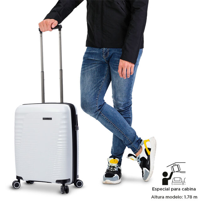 Maleta trolley pequeña color blanco - Traveler image number null