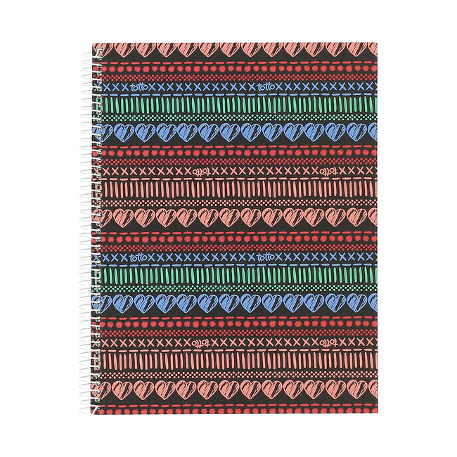 Cuaderno A4 tapa dura forrada