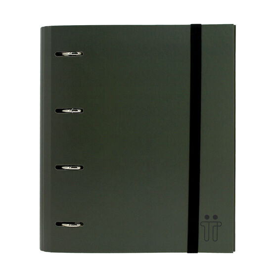 Carpeta de 4 anillas verde oscuro image number 1