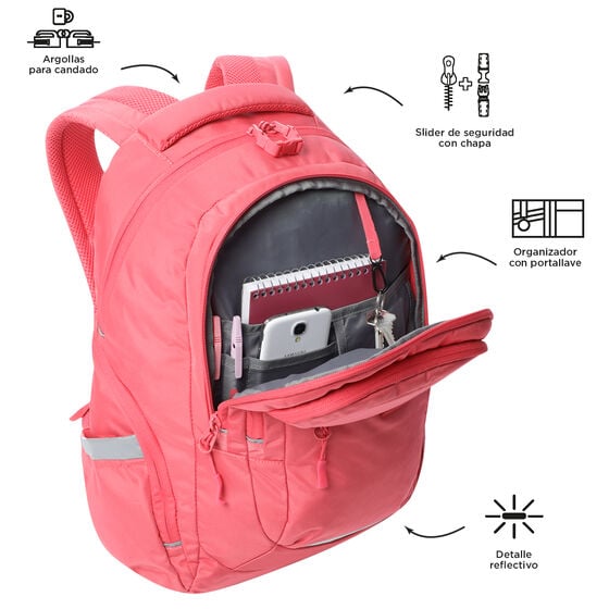 Mochila Eufrates - Claret Red image number 5