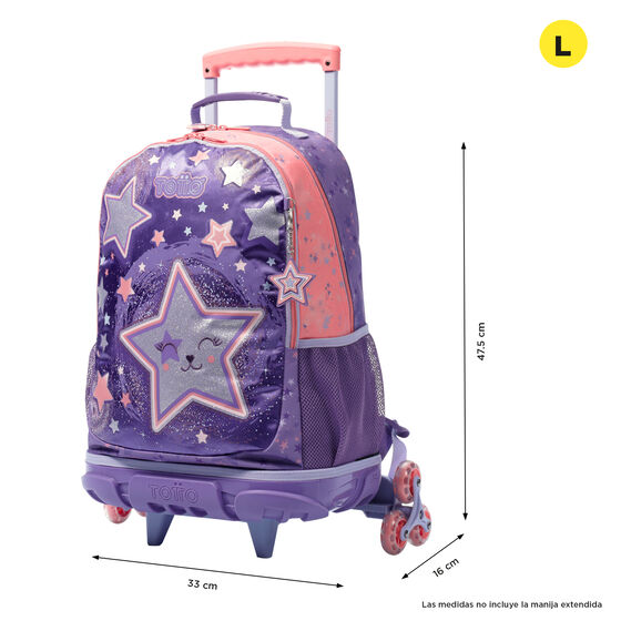Mochila de ruedas Star Cat L image number 2