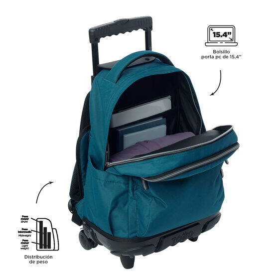 Mochila Renglones - Moroccan Blue image number 6
