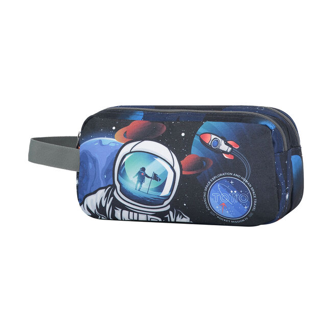 Estuche escolar dos compartimentos - Astronaut image number null