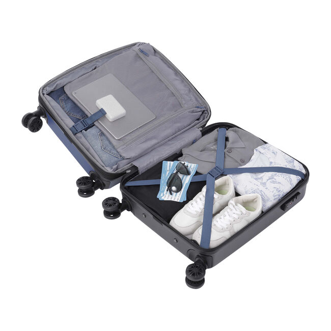 Maleta trolley cabina color azul oscuro - Bazy + image number null