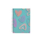 Cuaderno A5 - Corazones pintados image number 1