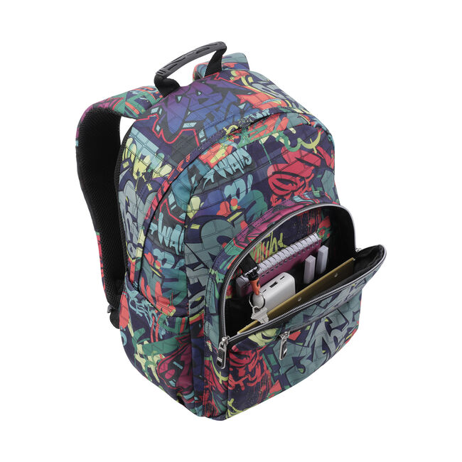 Mochila escolar graffiti - Acuarela image number null