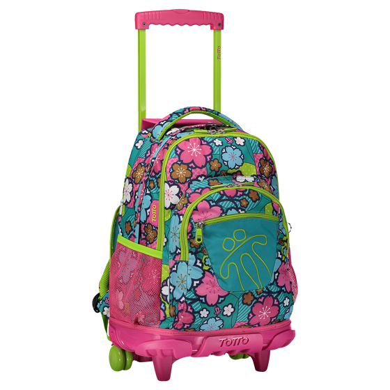 Mochila escolar con ruedas Renglones - 9LJ image number 3