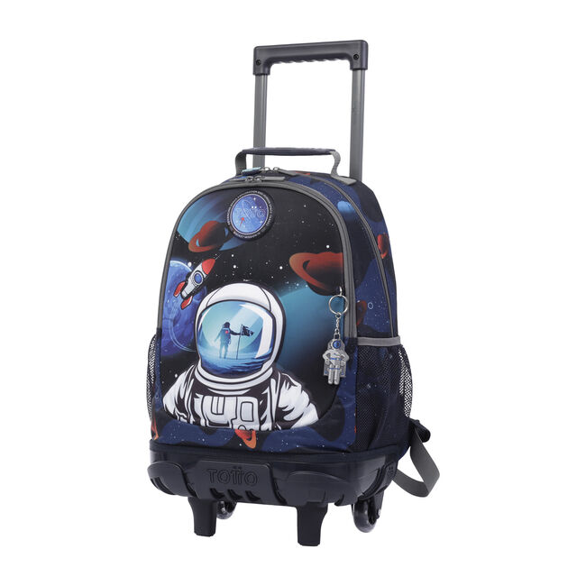 Mochila escolar pequeña con ruedas - Astronaut image number null