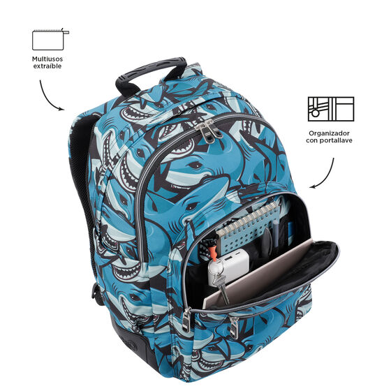 Mochila Crayoles - Tiburones image number 6